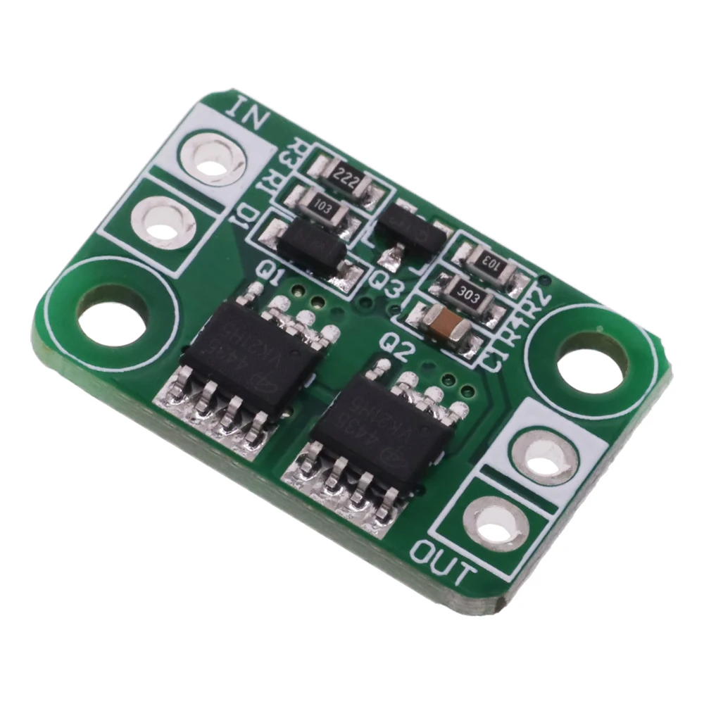 Anti-omgekeerde verbinding Power Protection Board voor het opladen van de batterij Ideale diodemodule Voorkom omgekeerde polariteit 4A gemeenschappelijke grond