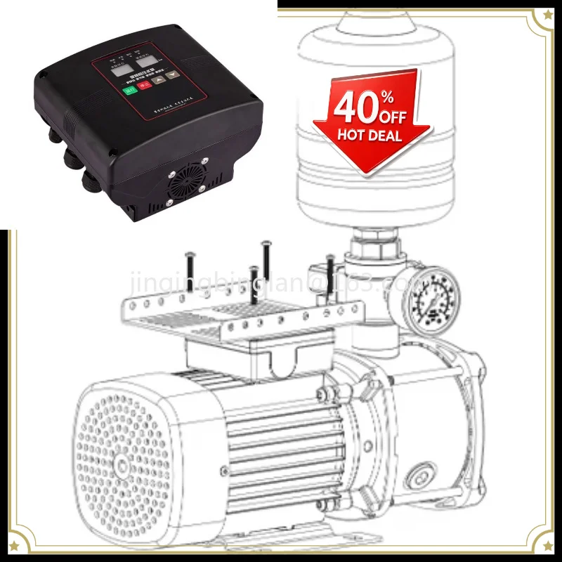 Factory Direct 2.2kW 3HP Single Phase Input Three Phase Output Pump Inverter Controller VFD Drive with Pressure Sensor