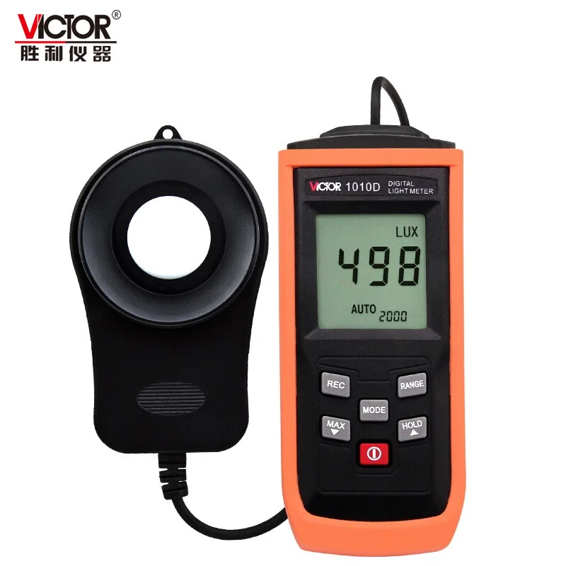 

VICTOR Victory VC1010D Digital Illuminator Lumen Photometer Illuminator Luminance Meter Lux Photometer