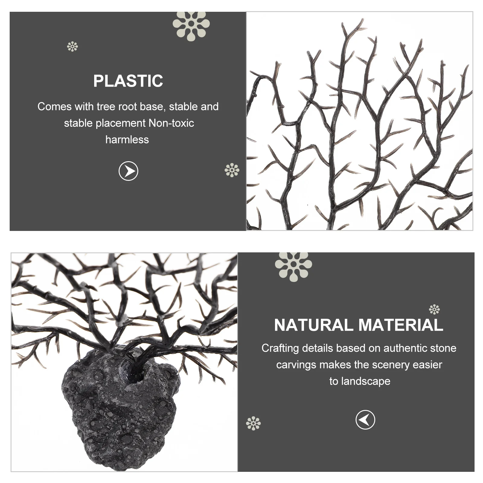 

Simulated Coral Tree Artificial Iron Plant Ornament For Fish Tank Aquarium Decorations Underwater Plants Craft