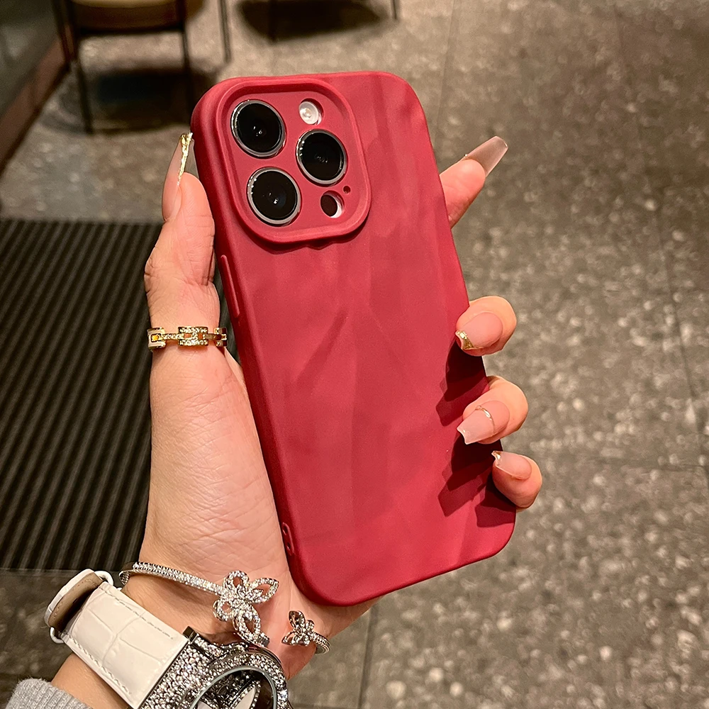 Miękkie etui na telefon z wzorem do iPhone'a 11 12 13 14 15 16 Pro Max X Xs XR Max Plus Candy Bumper Silicone Cover — zdjęcie 4