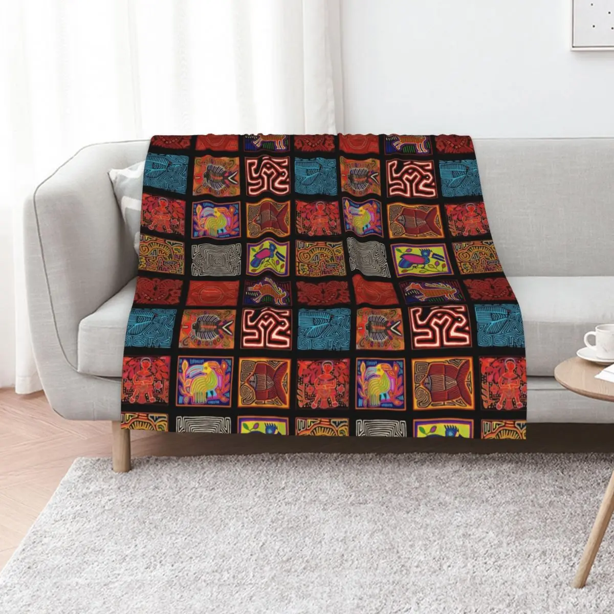 

San Blas Islands Collage Throw Blanket Winter beds Shaggy Blankets For Sofas Hair Blankets
