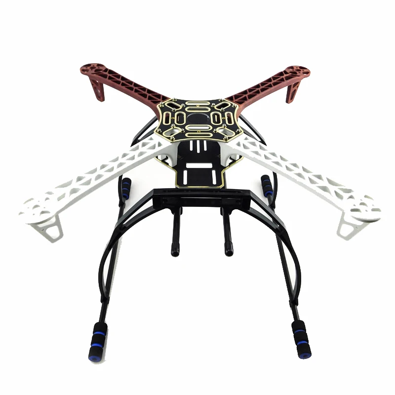 NEW F450 F550 Frame Landing Gear Landing Skid FPV Aerial Photography Gimbal Damping Tall Foot Stool-black