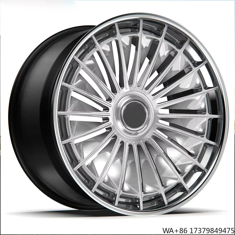 

Factory Selling Magnesium Alloy Passenger Car Customize 2 Piece 24 26 28 Inch 5X114.3 5X130 Wheel Rim