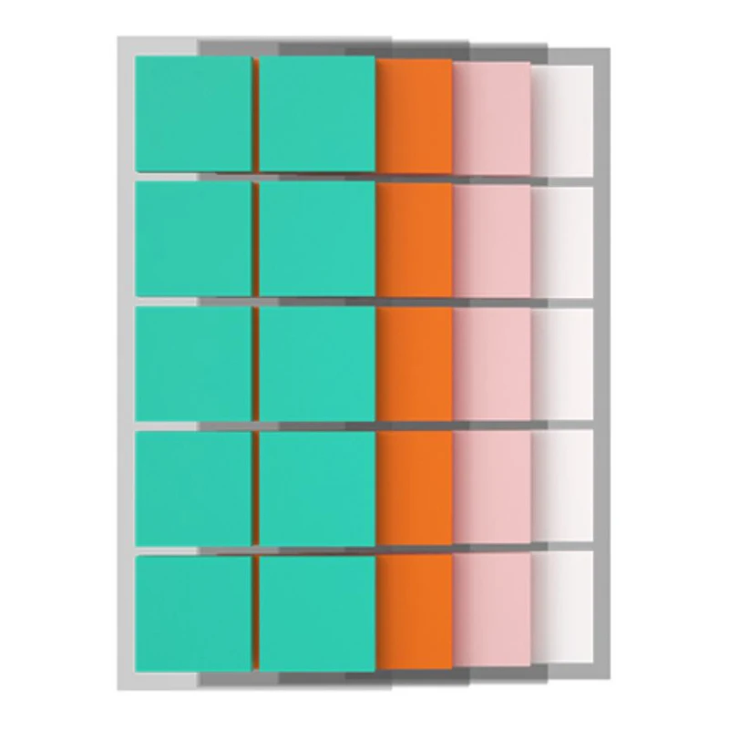 Confezione da 100 cuscinetti termici conduttivi in silicone M.2 SSD NVMe NGFF Pad termico per PC portatile PS5 Dissipatore di calore/GPU/CPU/Scheda grafica LED