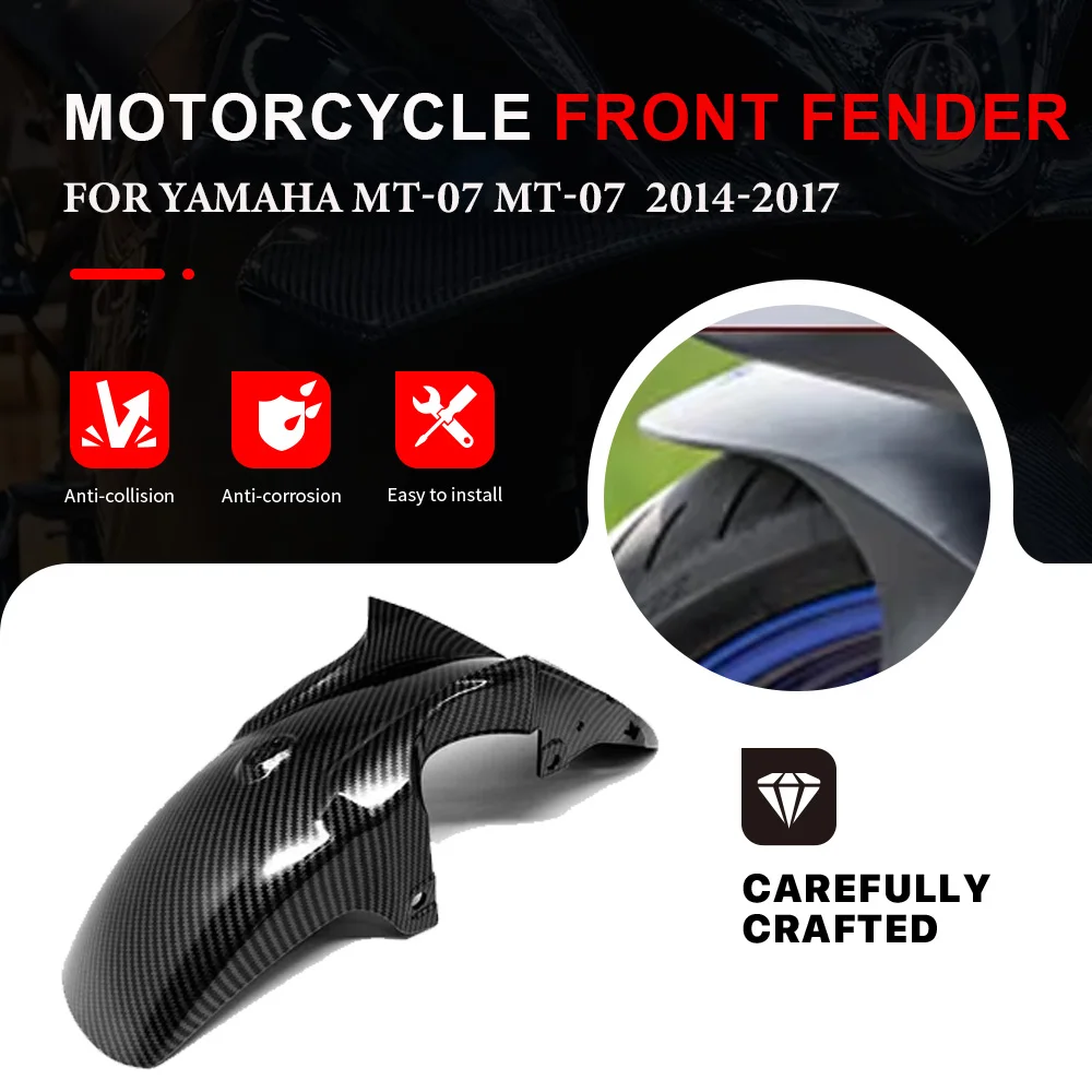 

For YAMAHA MT-07 MT07 MT 07 FZ07 FZ-07 2014 2015 2016 2017 Motorcycle Front Fender Mudguard Mud Flap Guard Fairing Splash Guard