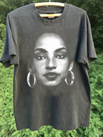 Vintage 90's Sade Adu Shirt Sade Rap Hip Hop 90 Unisex Tshirt S-4XL Graphic Short Sleeve Shirt Men Women Summer