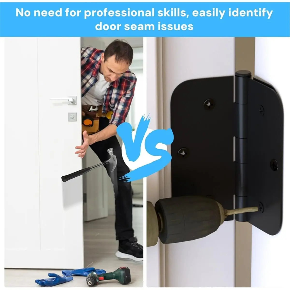 20pcs Plastic Door Hinge Shims,Filling Gaps in Interior Doors Adjusting the Spacing to Align Them,3.5 Inch Hinge Shims