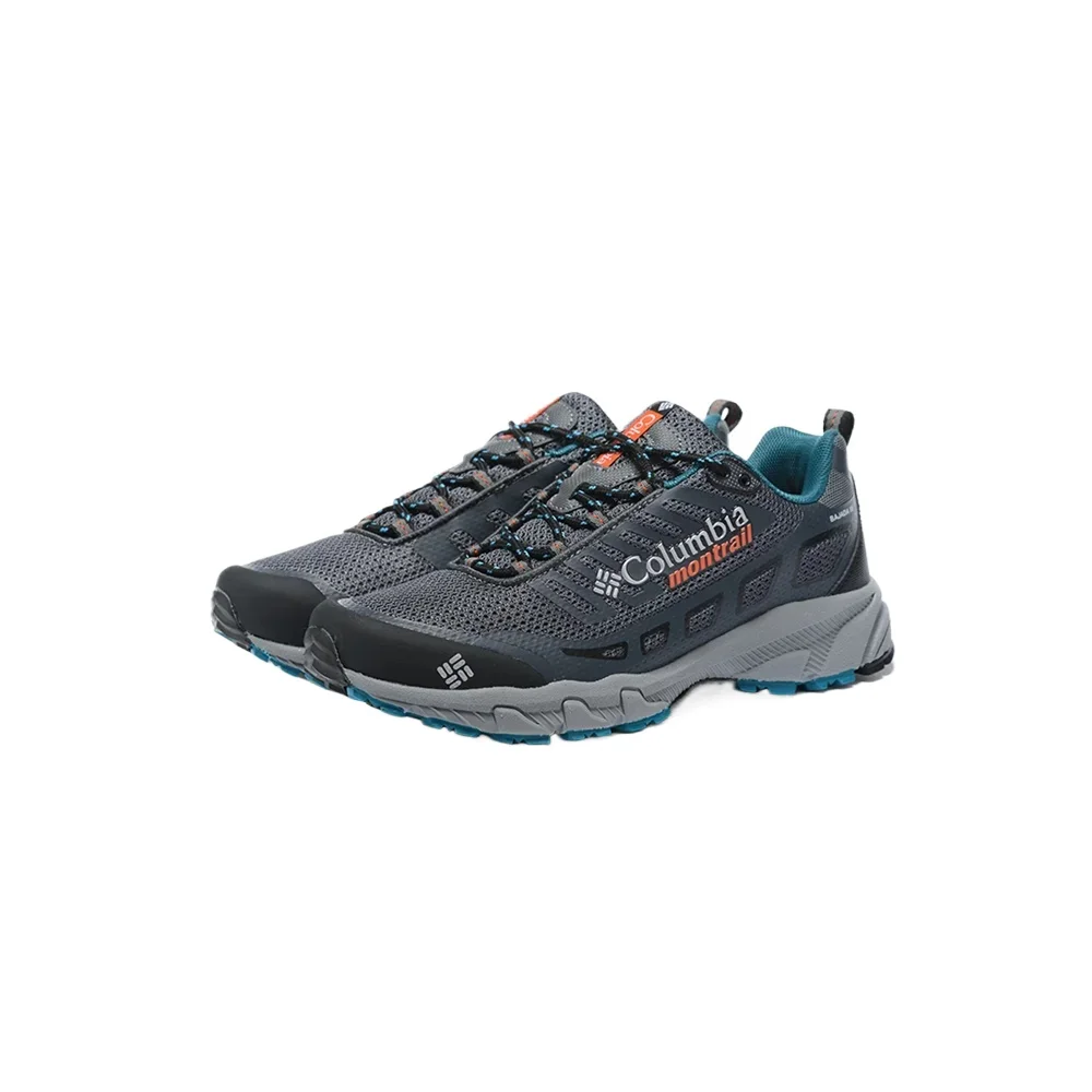 Columbia Crestwood Men Gray Breathable Anti-Slippery Shock-Absorbant Hard-Wearing Low Top Trekking and Hiking Shoes 076