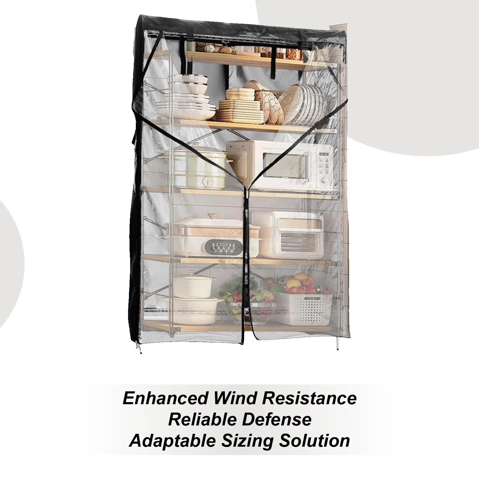 

Водонепроницаемый чехол для полки, пылезащитный чехол для стойки, нескользящий сверхпрочный чехол для полки для ванной комнаты, кладовой, шкафа, стеллажи в помещении и