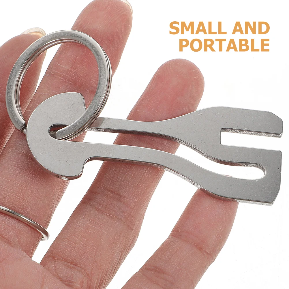 6 Pcs Trolley Tokens Keychains Portable Saver Metal Key Ring Shopping Cart Token Lab Carts Material Handling Tools
