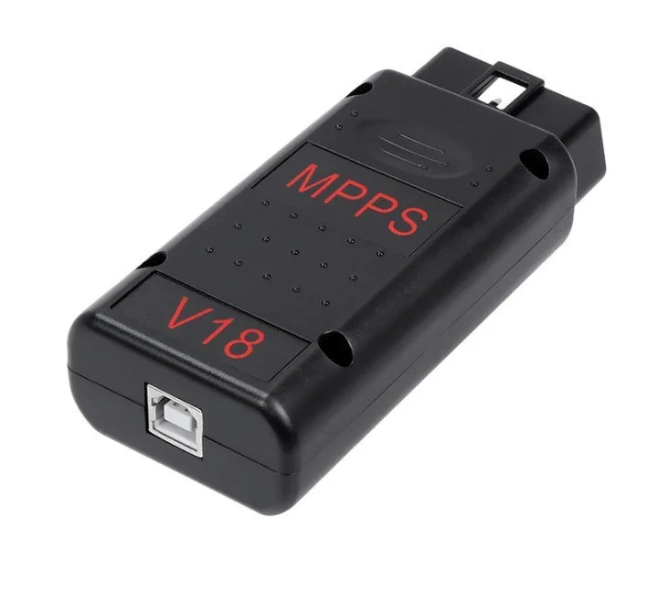 MPPS V18 ECU Chip Tuning Interface Auto OBD 2 OBD2 For EDC15 EDC16 EDC17 Multi-Language CAN ECU Tunning Flasher Remap Cable