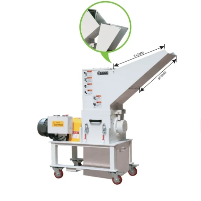 الإجهاد القوي لآلة تقطيع البلاستيك القوية كتم الصوت كسارة إعادة تدوير البلاستيك