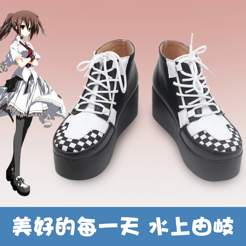 

Minakami Yuki Game Wonderful Everyday Down The Rabbit DokiDoki-R Обувь для косплея Карнавальные сапоги для Хэллоуина и Рождества