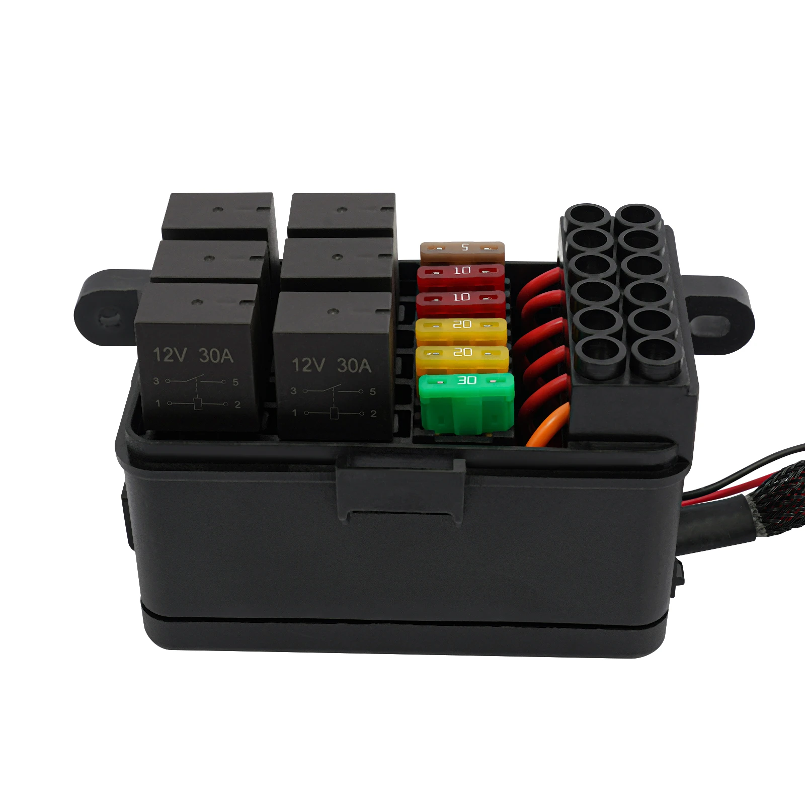 6 لوحة مفاتيح عصابة لليخوت/RV، لوحة تحكم لوحة مفاتيح السيارة بزر ضغط تناسب جميع المركبات والسفن DC12V～24V