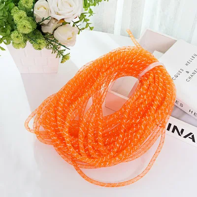 Netzrohr, röhrenförmig, Rosshaar, Krinoline-Röhren, Crin Cyberlox, DIY-Halskette, Halsband, Armband, Haarnadel, Dekoration, Bastelbedarf, 4 mm/8 mm – Detail 13