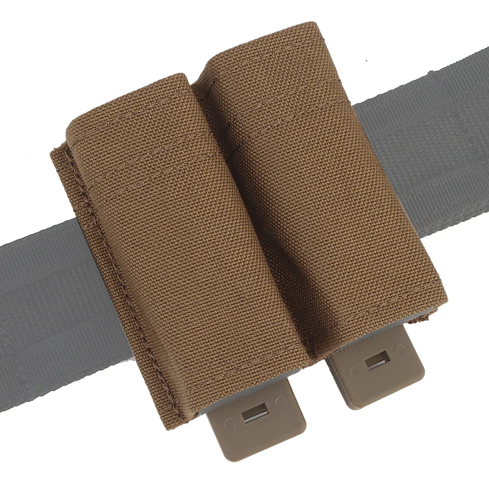 

Тактический пистолет, прочный нейлоновый быстрый двойной чехол 9 мм с нижним сливным отверстием, пакет MOLLE Mag Pack, охотничьи аксессуары для страйкбола