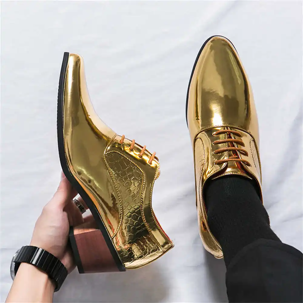 Baskets habillées à talons pour hommes, chaussures habillées marron, Tennis jaune pour hommes, sport, soignant, haute qualité, mode-homme, Snekers Lux