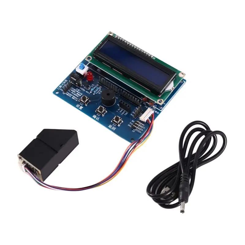 [NEW A09R!】 Supporting Multifunctional Testing, AS608 500Dpi Optical Fingerprint Recognition Module, DC 3.3V 60Mah, Three Button
