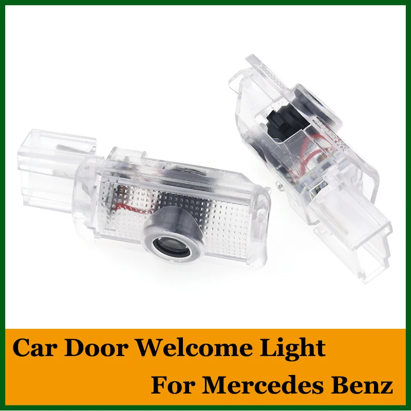 Car Led Door Welcome Light Projector Laser Lamp For Mercedes Benz R GL ML M Class X164 W215 W164 4MATIC ML300 ML500 R300 R320