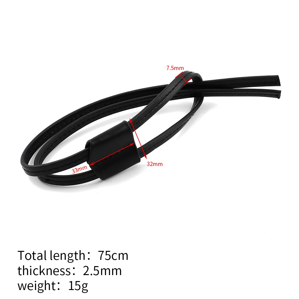 Genuine Leather Women Detachable Bag Strap DIY Replacement Bucket Bag Drawstring Rope Backpack Beam Pocket Purse Accessories