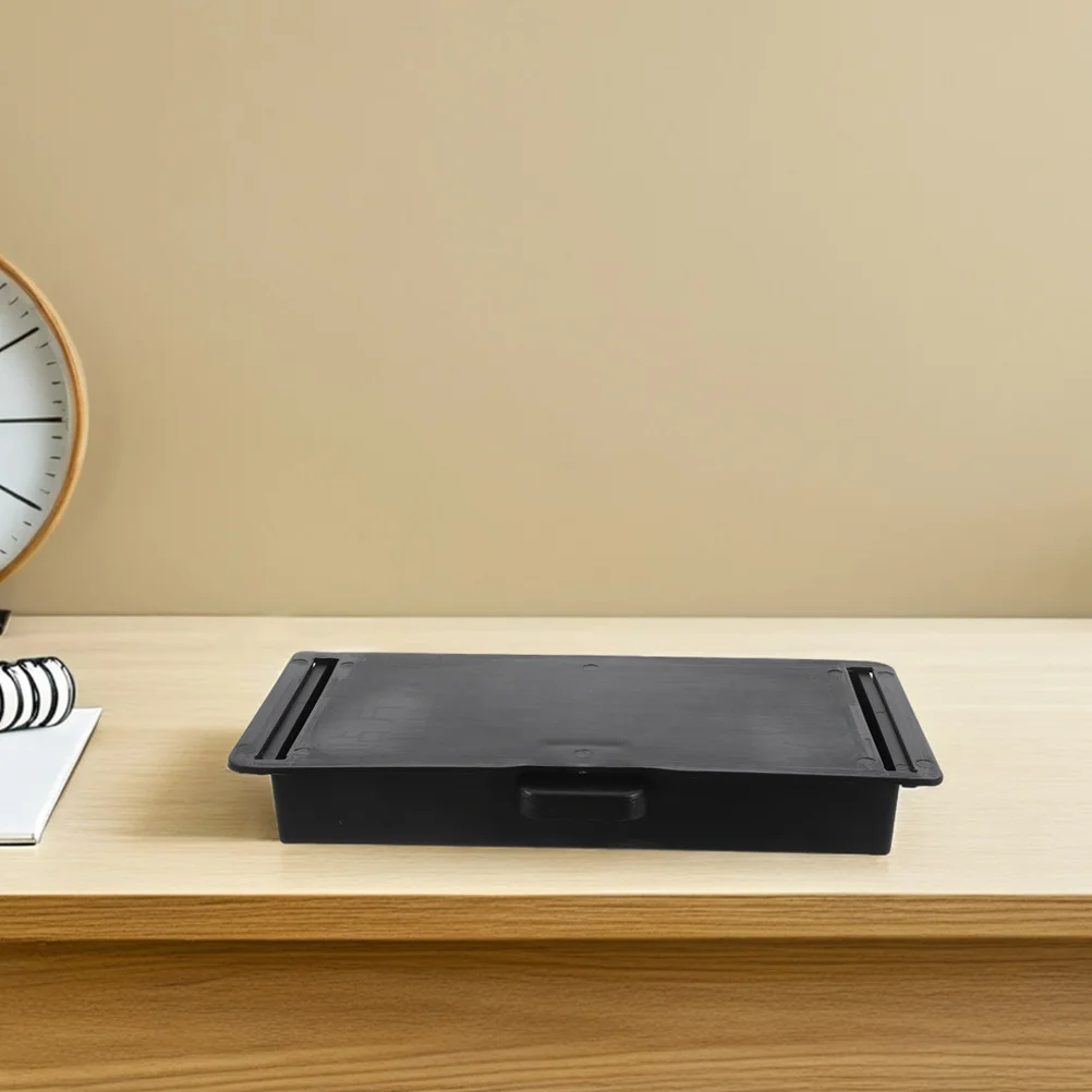 

2pcs Under Desk Drawer Organizer No Drill Slide Out Storage For Home Office Stationery Hidden Table Drawer Pull Out