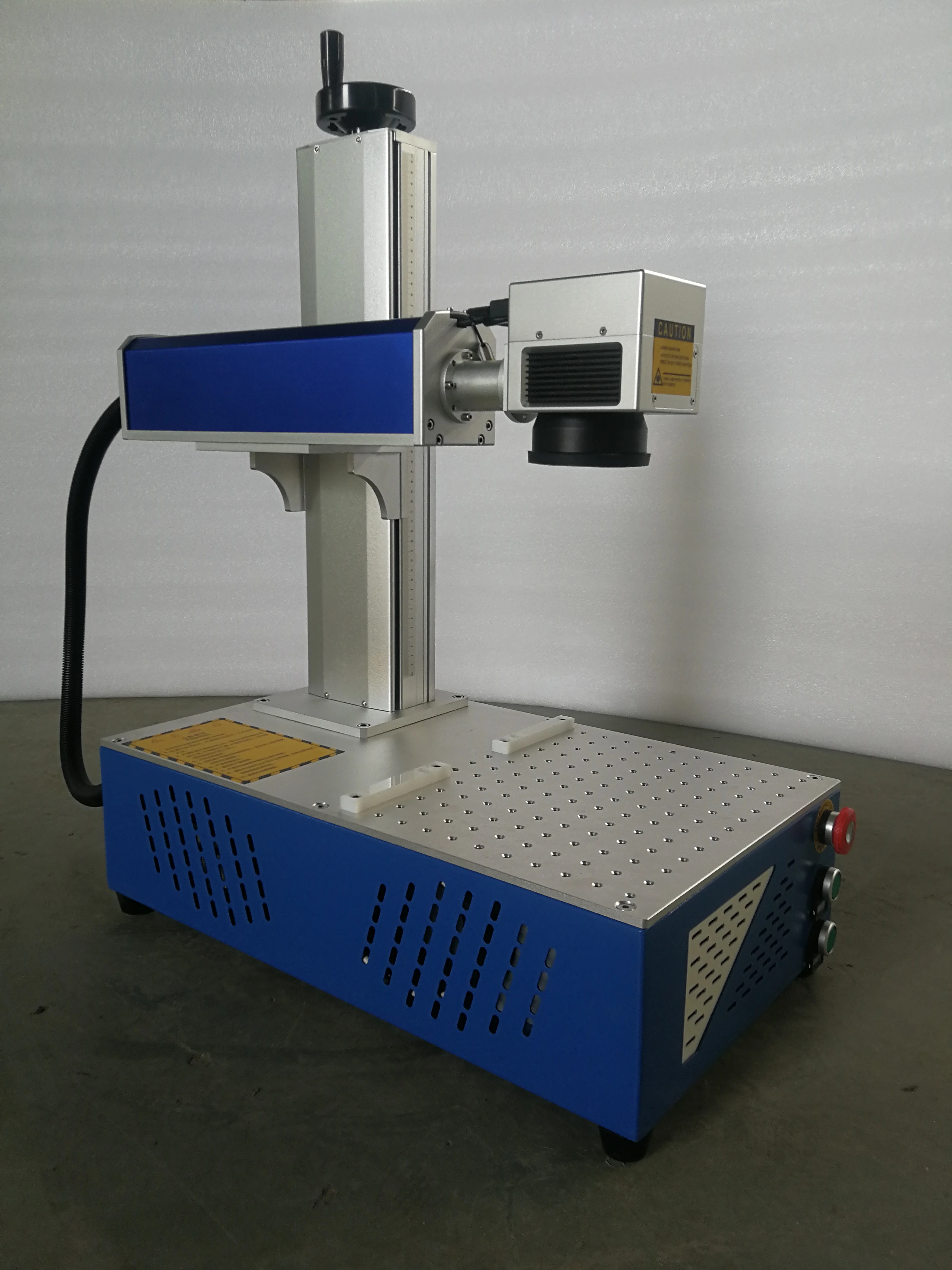 

Industrial Grade 80W 100W 120W Fiber Laser Engraving Machine, Large Format 400x400mm, for Big Workpieces, Metal Plates