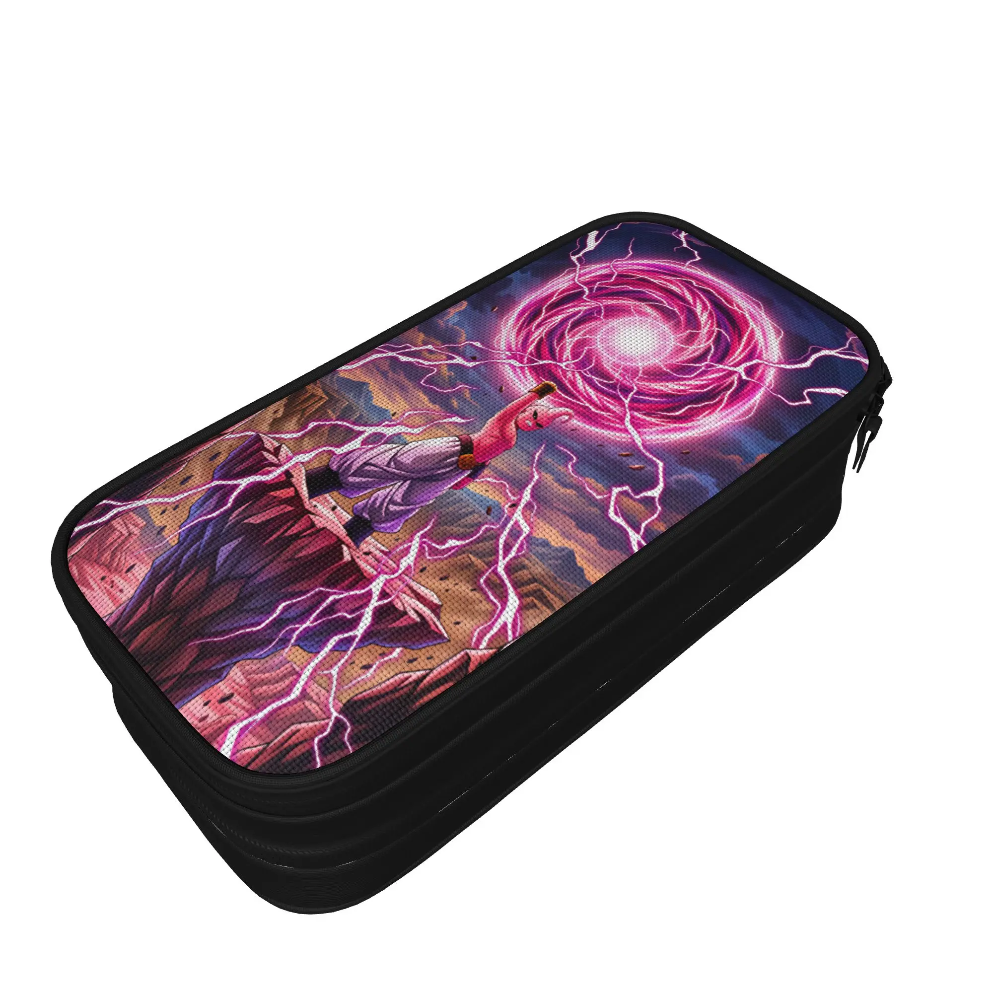 Vintage Pencil Case Pinks Monster  Pen Box Dragon-Balls School Pencil Cases Girls Boys Zipper Printed Stationery Organizer