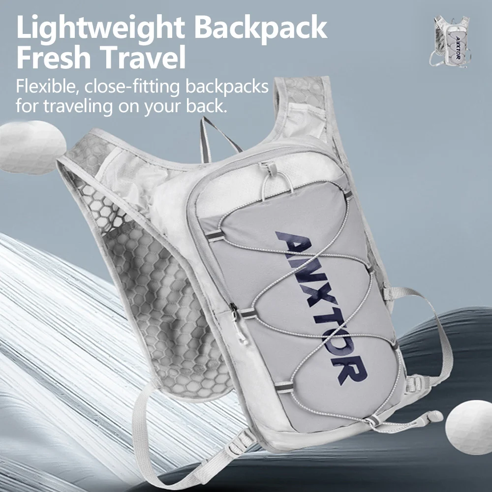 NEW Trail Running-ultra-light 5L Backpack, Running Hydration Vest, Marathon Can be used with 1.5L 500ML water bag.