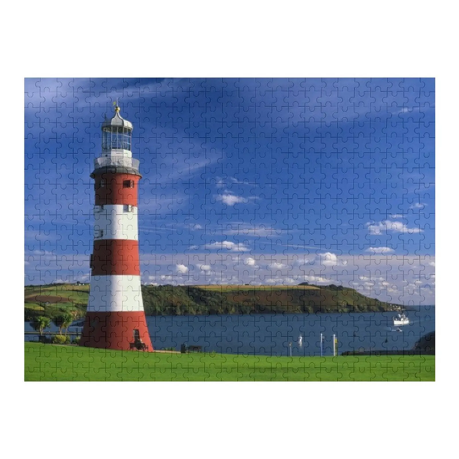 

Smeatons Tower on Plymouth Hoe Jigsaw Puzzle Animal Custom With Photo Puzzle
