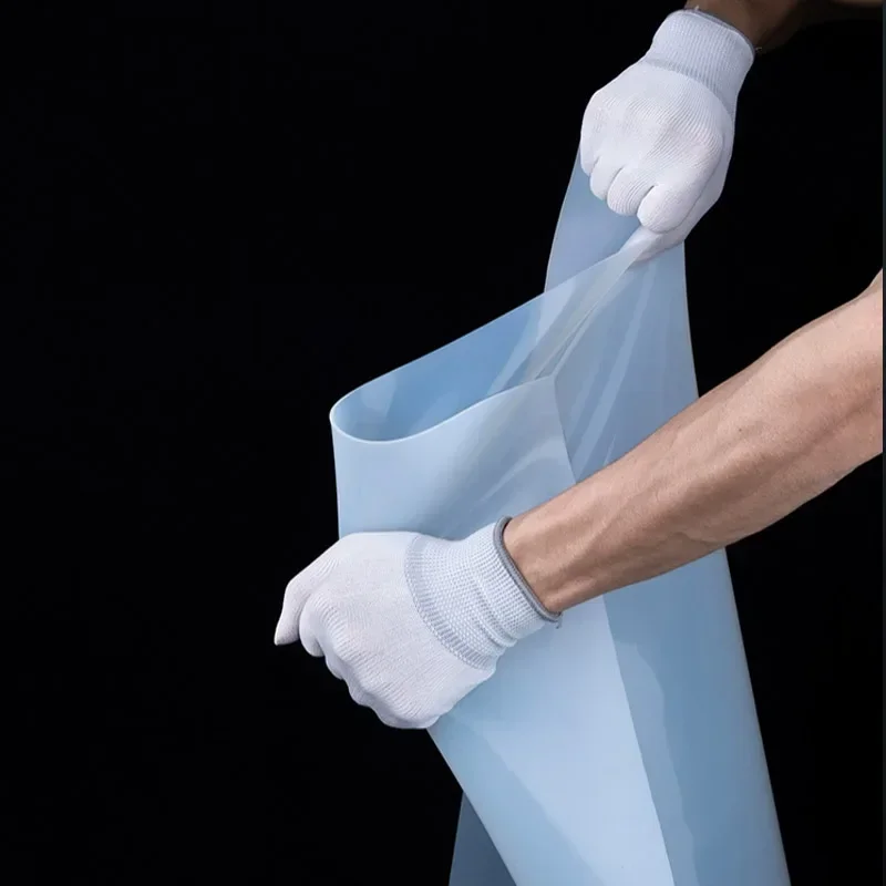 Translucent Silicone Rubber Sheet High Temp Resistance Food Grade Silica Gel Plate Thick 0.5 1 1.5 2 3 4 5mm