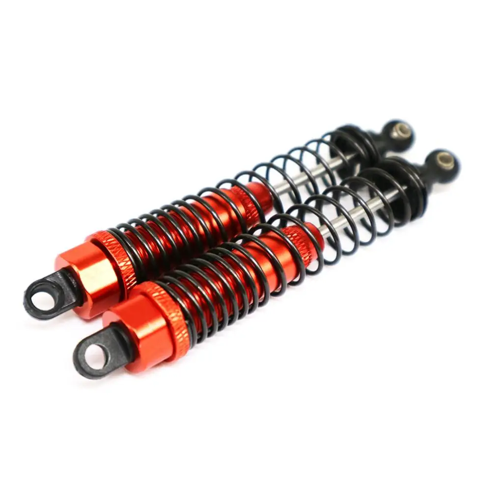 4pieces 1 10 Front Rear Shock Absorber Aluminum Alloy Smooth Rc Front Rear Shock Absorber For GEN8 RC Car Part Purple