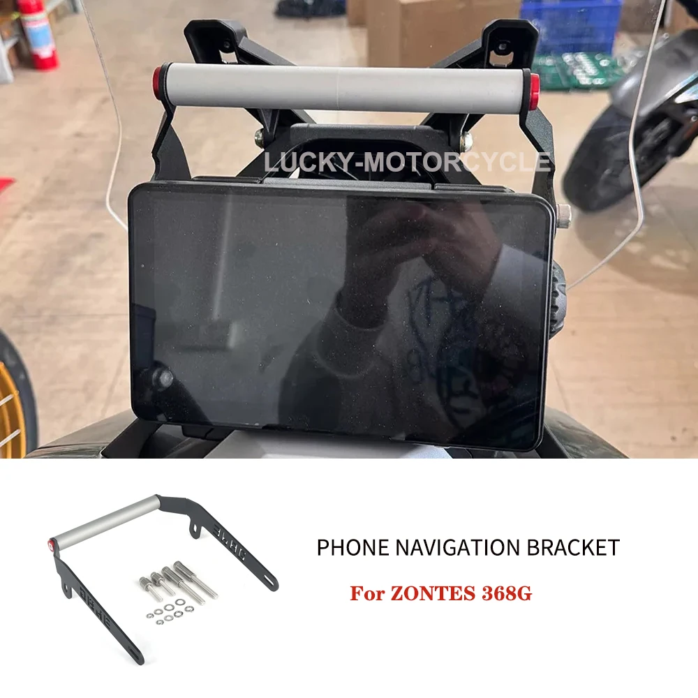 

For ZONTES 368G 368-G G368 Motorcycle Accessories GPS Phone Navigation Bracket Holder Aluminum Mount Stand 22MM Driving Recorder