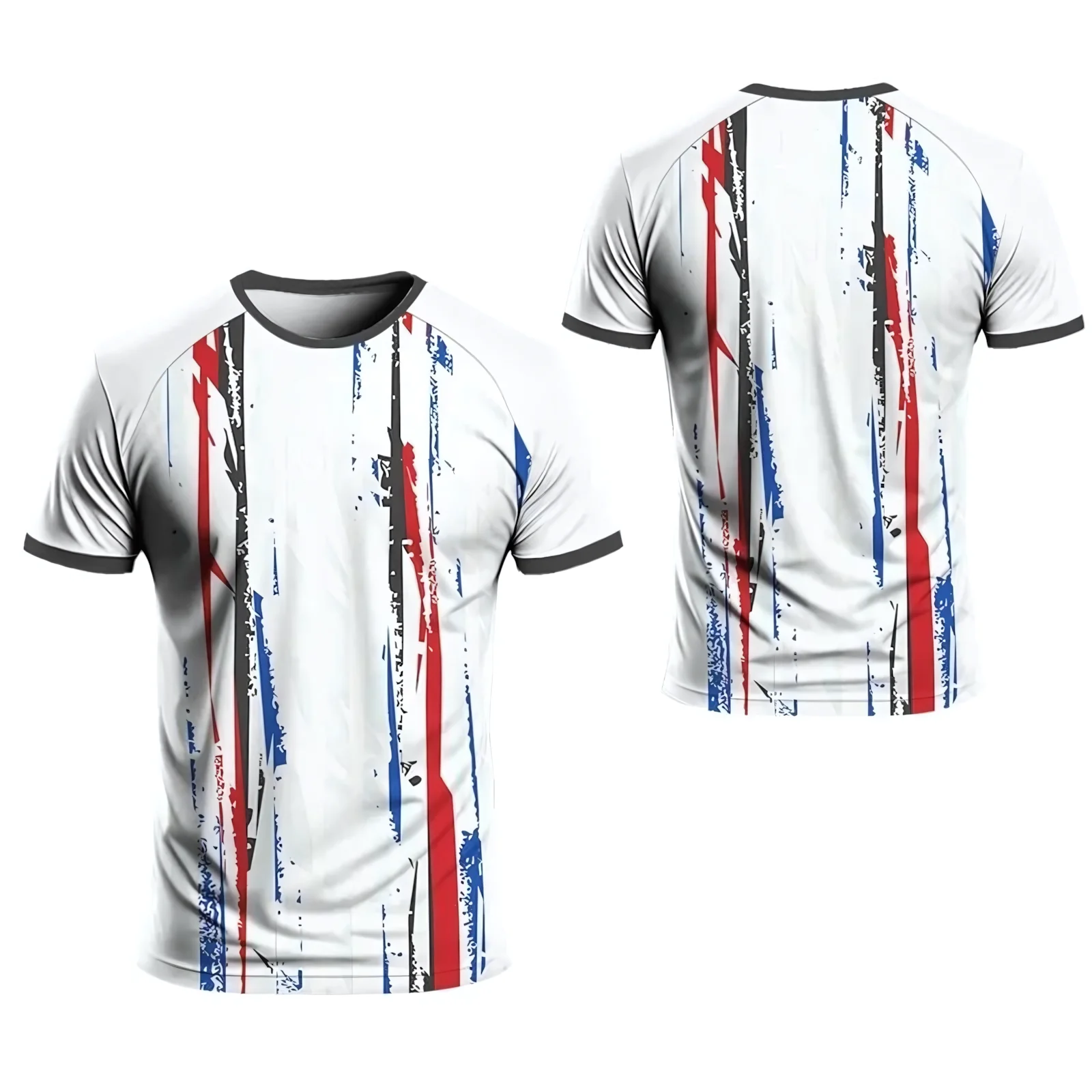 

Summer round-neck quick-drying T-shirts, tennis, badminton and table tennis sportswear, running and fitness men's T-shirts