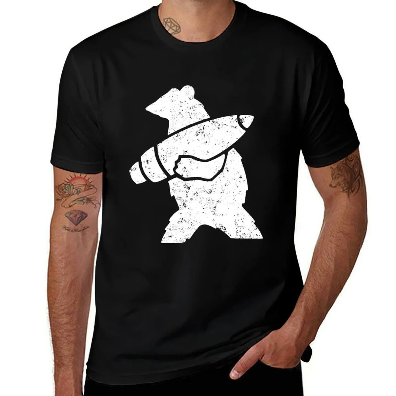 

Wojtek the Bear Corporal Wojtek T-Shirt Stylish Print Short Sleeve Tee