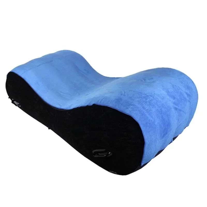 Multi-function Inflatable Sofa Bed Air Cushion Yoga Chaise Lounge Relax Chair Portable Lounger Inflatable Flocking Furniture