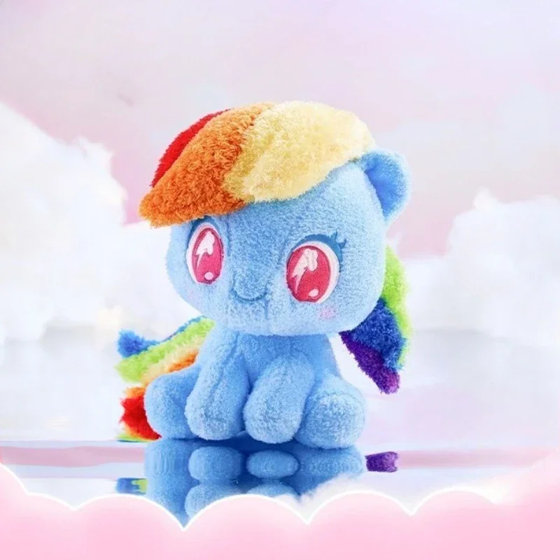 28cm Urocza Wersja Q My Little Pony Pluszowa Lalka Twilight Sparkle Pinkie Pie Poduszka do Siedzenia Dekoracja Sypialni Prezent Urodzinowy dla Dziewczynek