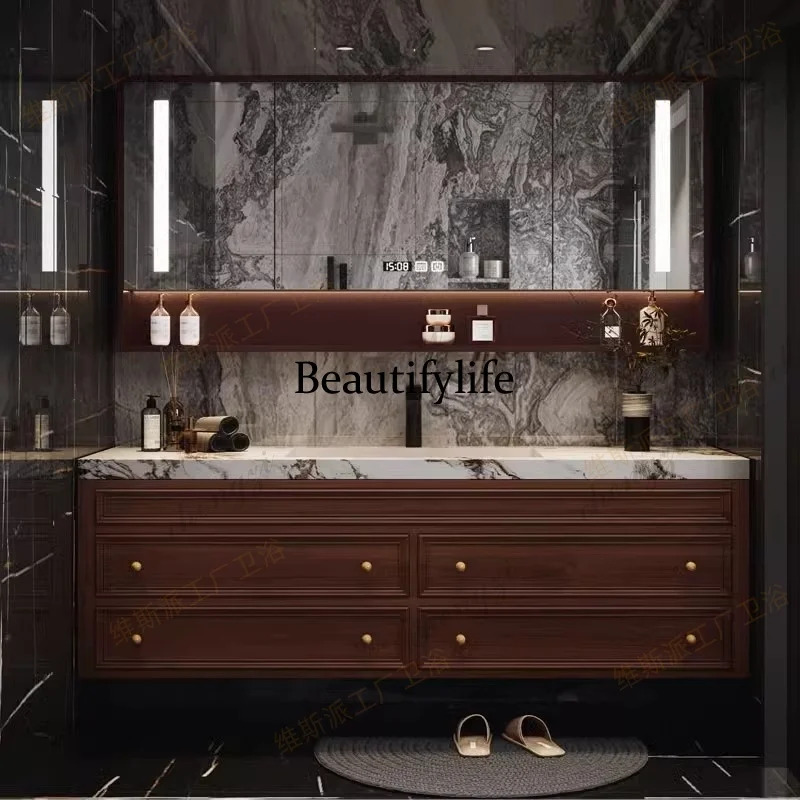 

American Modern Bathroom Cabinet Gadgets Solid Wood Closet Living Room Cupboard Display Sink Toilet Archivadores Furniture