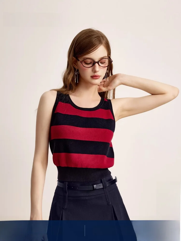 

SEIFINI Повседневный вязаный жилет женский с круглым воротником цвета блузка из смеси хлопка удобная посадка зимняя новинка Ar...