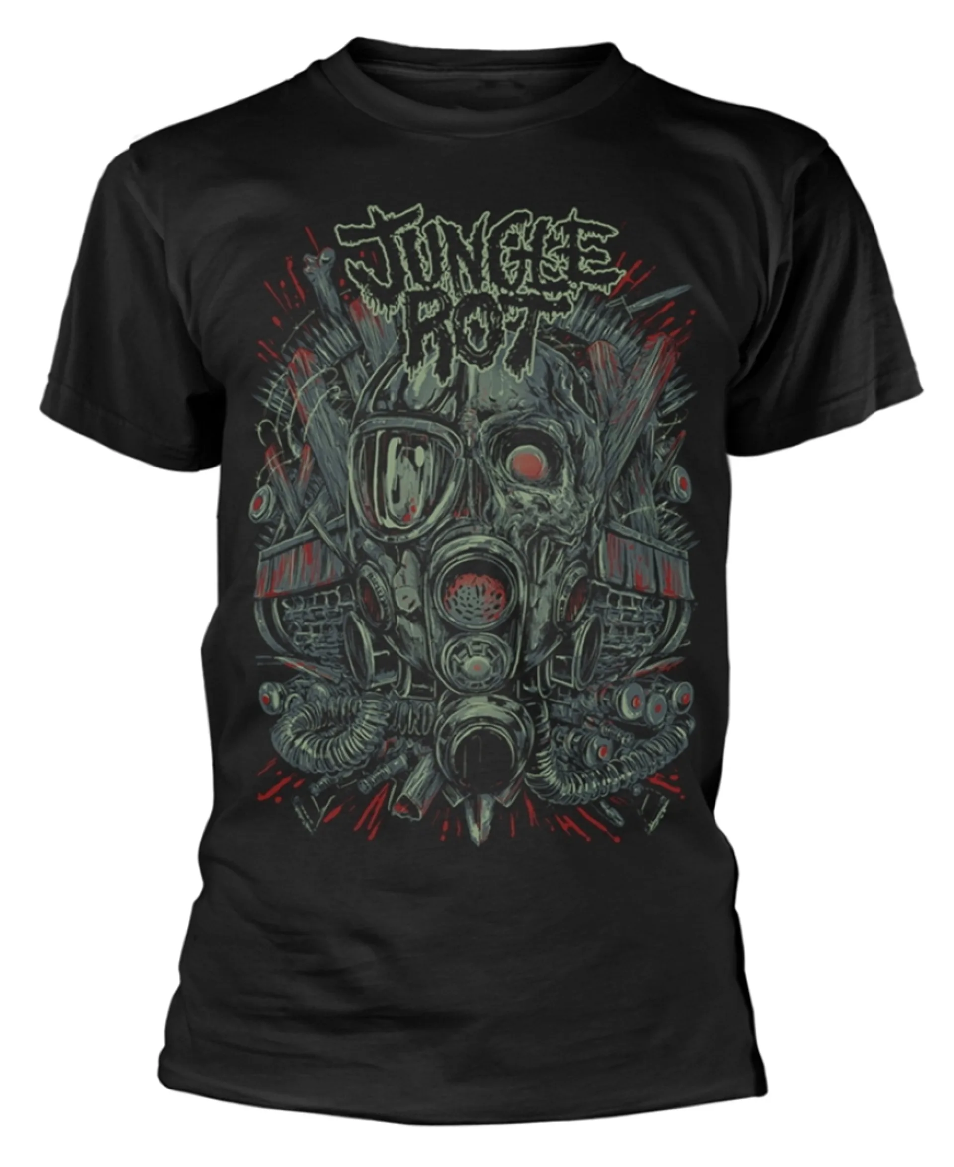 

Jungle Rot Nerve Gas Catastrophe T-Shirt Men Women Summer Cotton Short Sleeve Brand T-shirt Retro Hip Hop Y2k Tops Men's Clothes