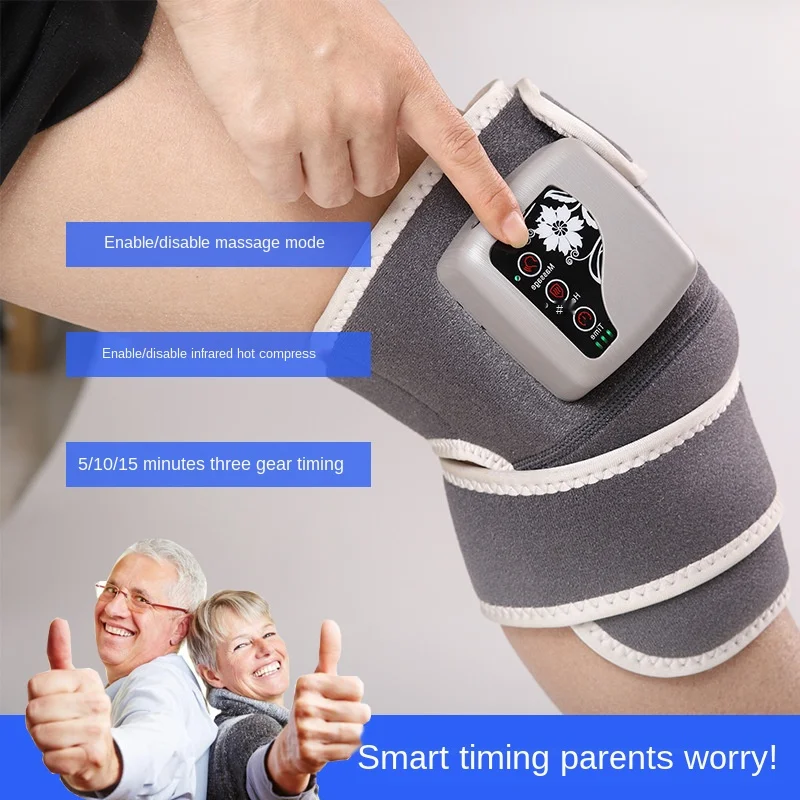 Electric heating knee massage vibration fomentation physiotherapy universal multifunction middle-aged old man gift birthday