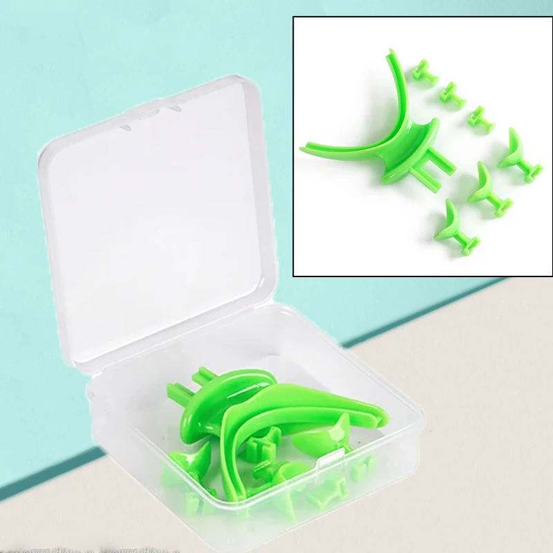 

7 шт. комплект лотков для оттисков зубов для ремонта зубных протезов BPS, артикулятор, имплантология лица, окклюзионная запись