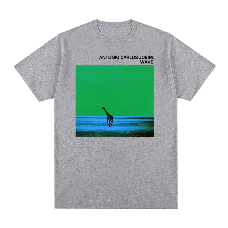 Men'S Fashion Nova Shirts - Kaos Vintage Wave ANTONIO CARLOS JOBIM
