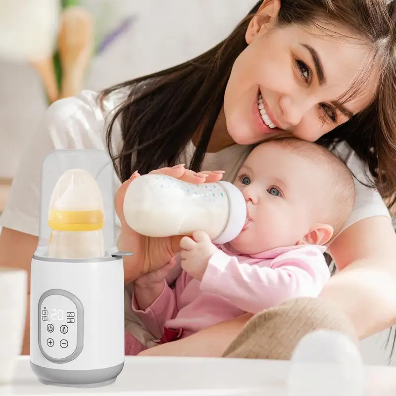 Baby Bottle Warmer Portable Food Warmer Defrost For Breastmilk Portable Bottle Warmer For Outing Or Travel Smart Temperature