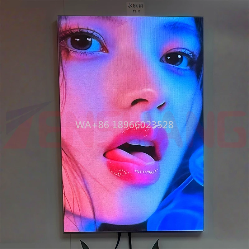 

Ultra-thin Wall-mounted Video Advertising Small Spacing Indoor Led Poster Display for Libraries, Cinemas, Exhibitions, Galleries
