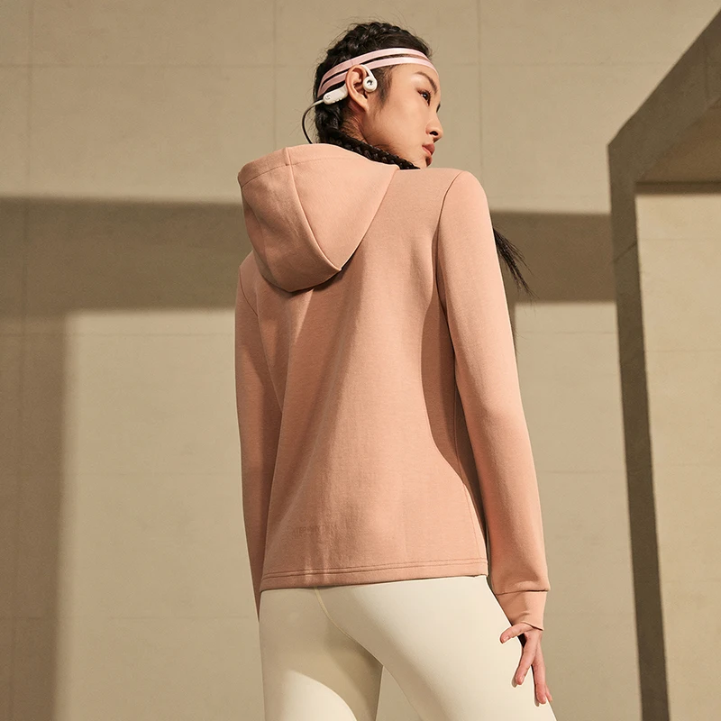 Xtep Knitting Jacket For Women 2024 Spring Sporty Sweat-Absorbing Women\'s Coat Comprehensive Training Outdoor Tops 876128940015