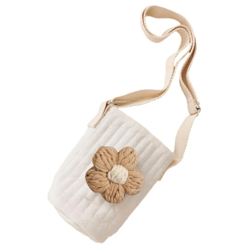 

J15U Quilted Water Bottle Water Bottle Sling Bag Bottle Holder Crossbody Bag with Adjustable Shoulder Strap