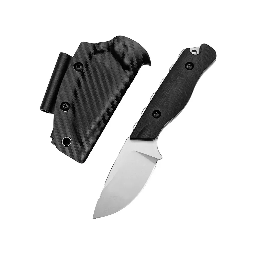 

Multifunctional Hand Cutting Tool 8Cr13Mov Metal Fixed Knife with Matching Carry Sheath New EDC Knives Camping Knives