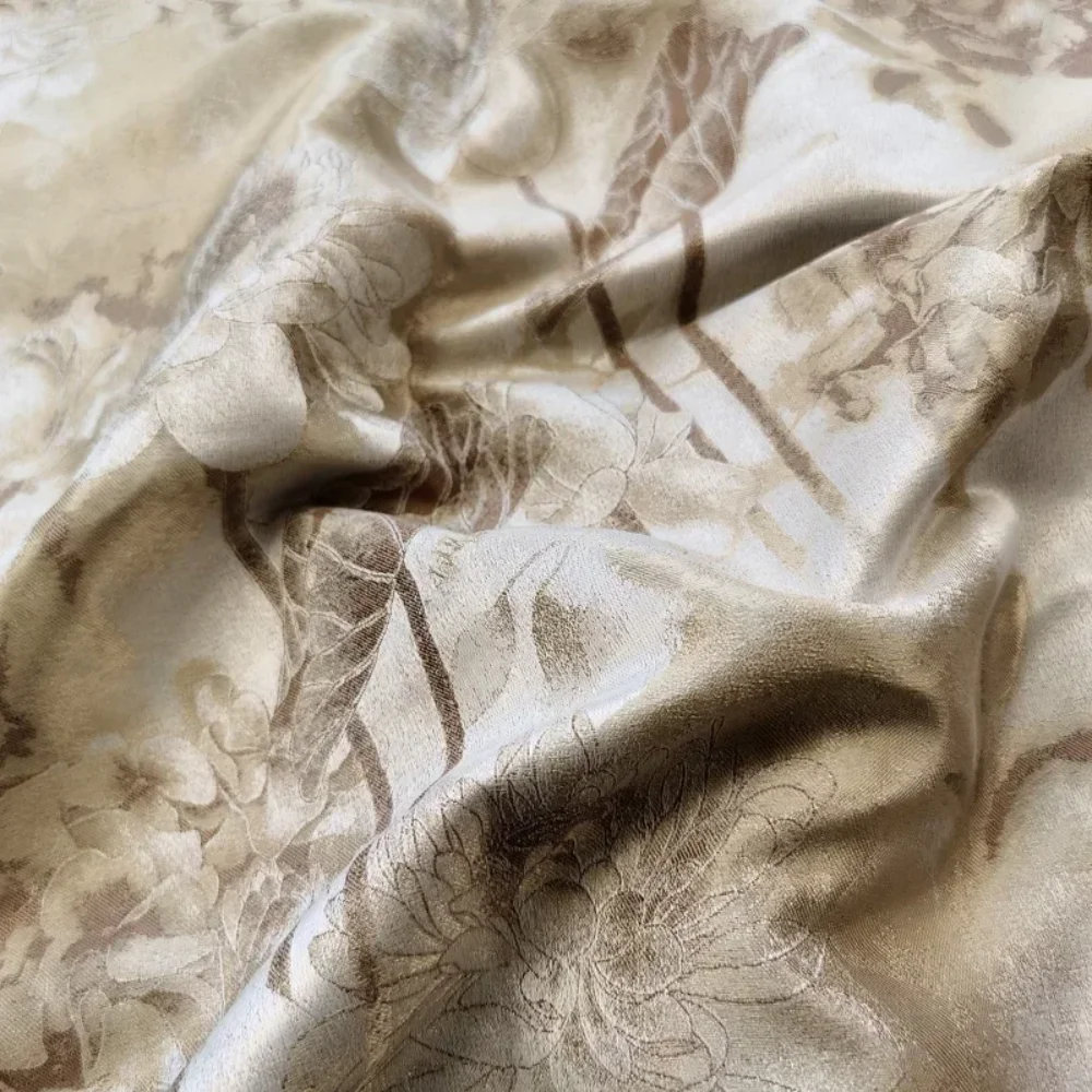 

Жаккардовая ткань в китайском стиле для платья, парчовое плетение, полиэфирный материал, ткань на метр, одежда, шитье своими руками