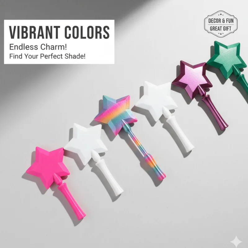 

3D NFC Pay Wallet Printed Magic Wand Tap To Starlight Contactless Payment Card Holder Clip Creative Novelty Accessory Gift New